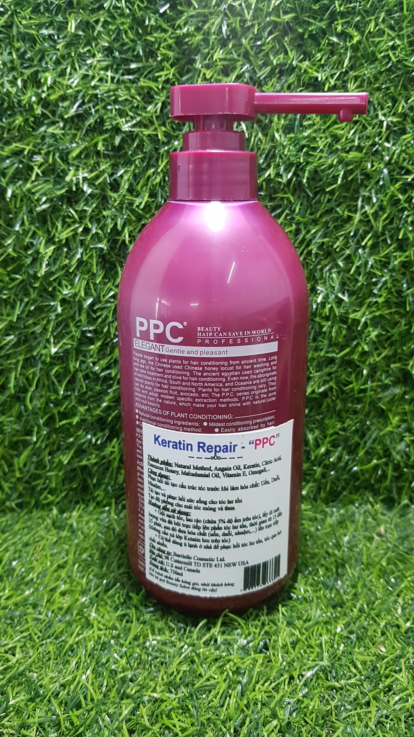 [HCM]Kem ủ tóc keratin phục hồi hư tổn PPC 750ml