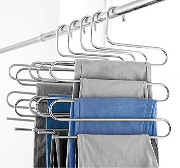 Combo 2 Móc quần inox 5 tầng