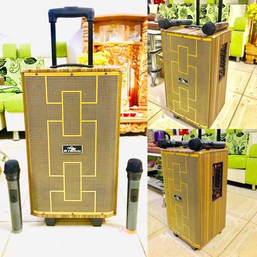 Động - Kiomic K89 - Loa karaoke mini bluetooth tặng kèm 2 micro không dây - Kiomic k89