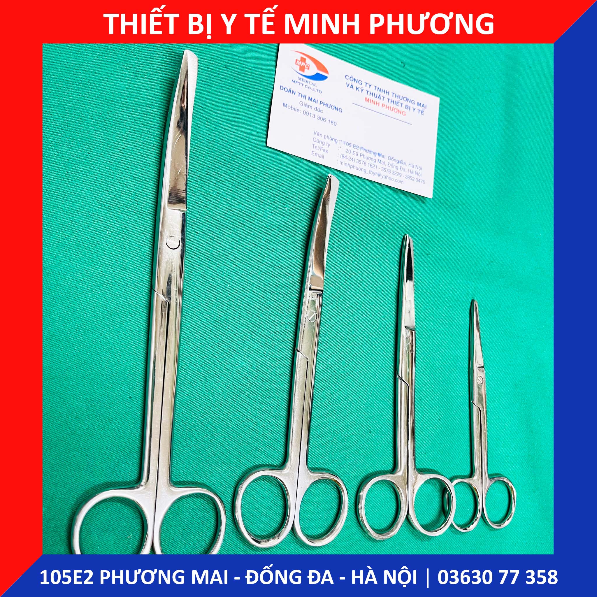 Kéo cong, thẳng, nhọn, tù tiêu chuẩn Pakistan