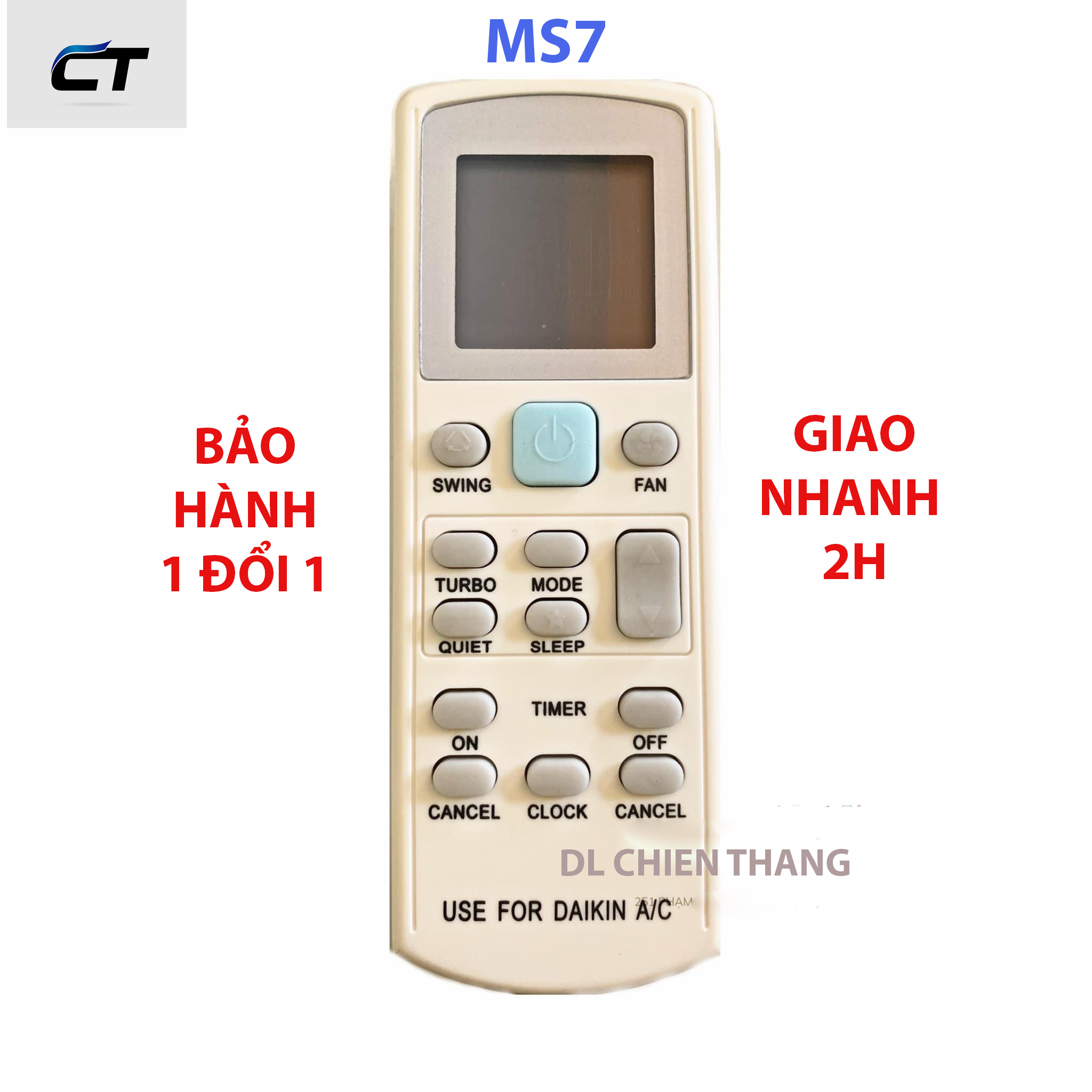 Remote máy lạnh dùng cho máy daikin