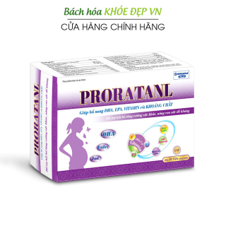 Proratanl bổ sung DHA, EPA, vitamin tổng hợp, khoáng chất cho bà bầu thumbnail