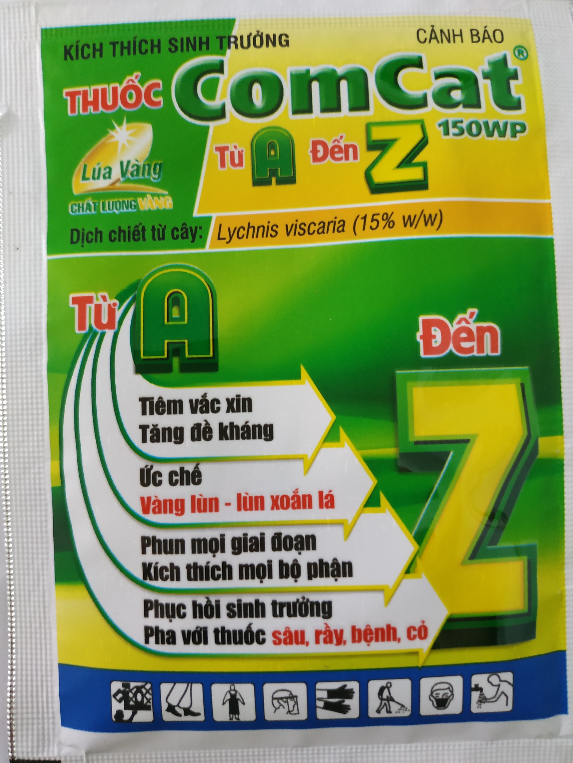 Phân bón điều hòa sinh trưởng comcat 150wp - gói 5 gram