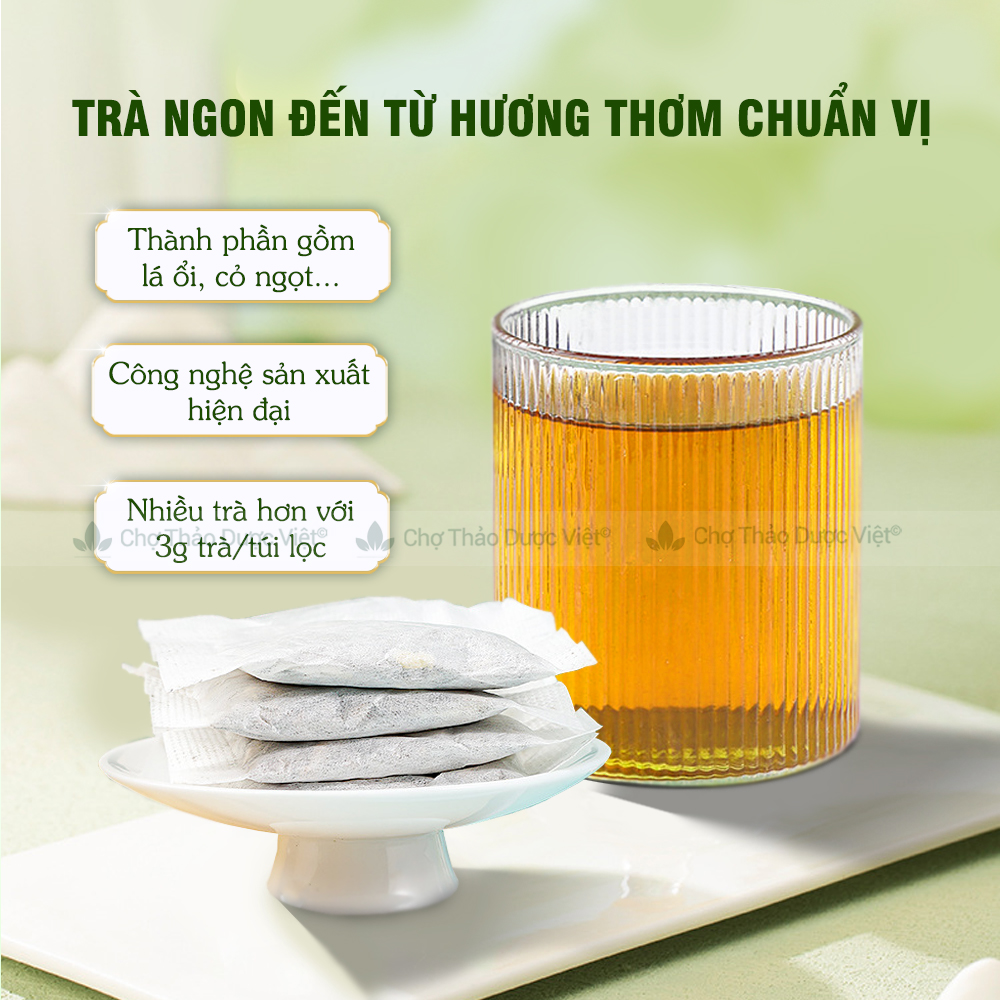 Trà lá ổi hỗ trợ giảm cân, trà búp ổi, đọt ổi non kiểm soát cân nặng, ổn định đường huyết