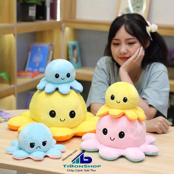 Bạch tuộc cảm xúc bông cao cấp memon