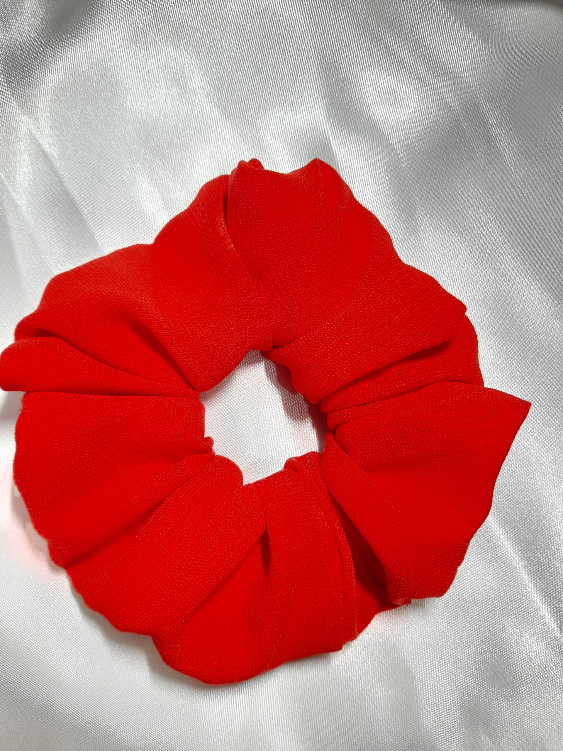 Set 03 Món Cột Tóc Handmade  Màu Đỏ