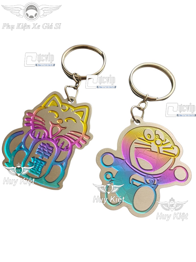 Móc Khóa Logo Titan Mèo Thần Tài, Doraemon MS4350