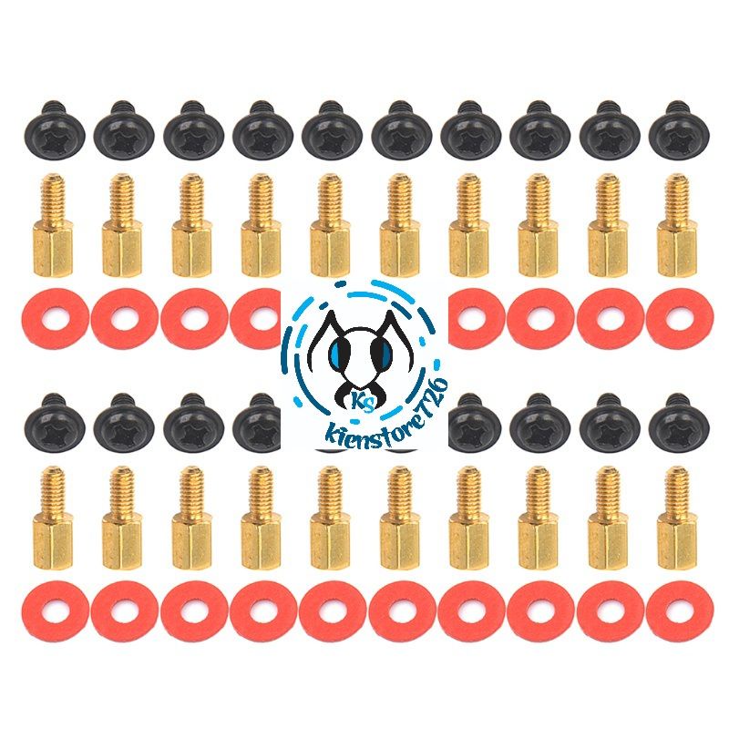 Bộ ốc đế đồng bắt main cho case máy tính (1set/9 con) .kienstore726