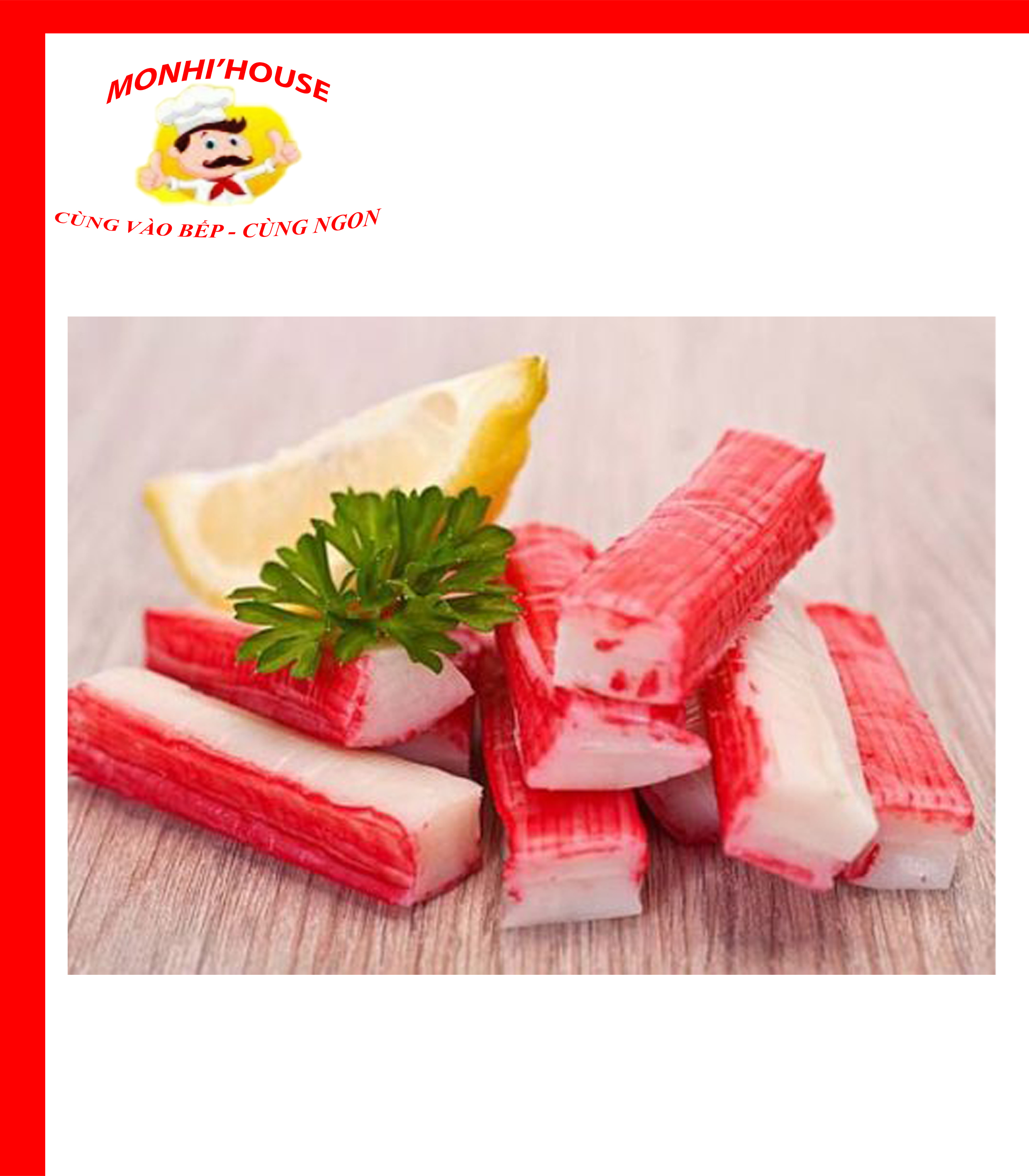 100g thanh cua surimi