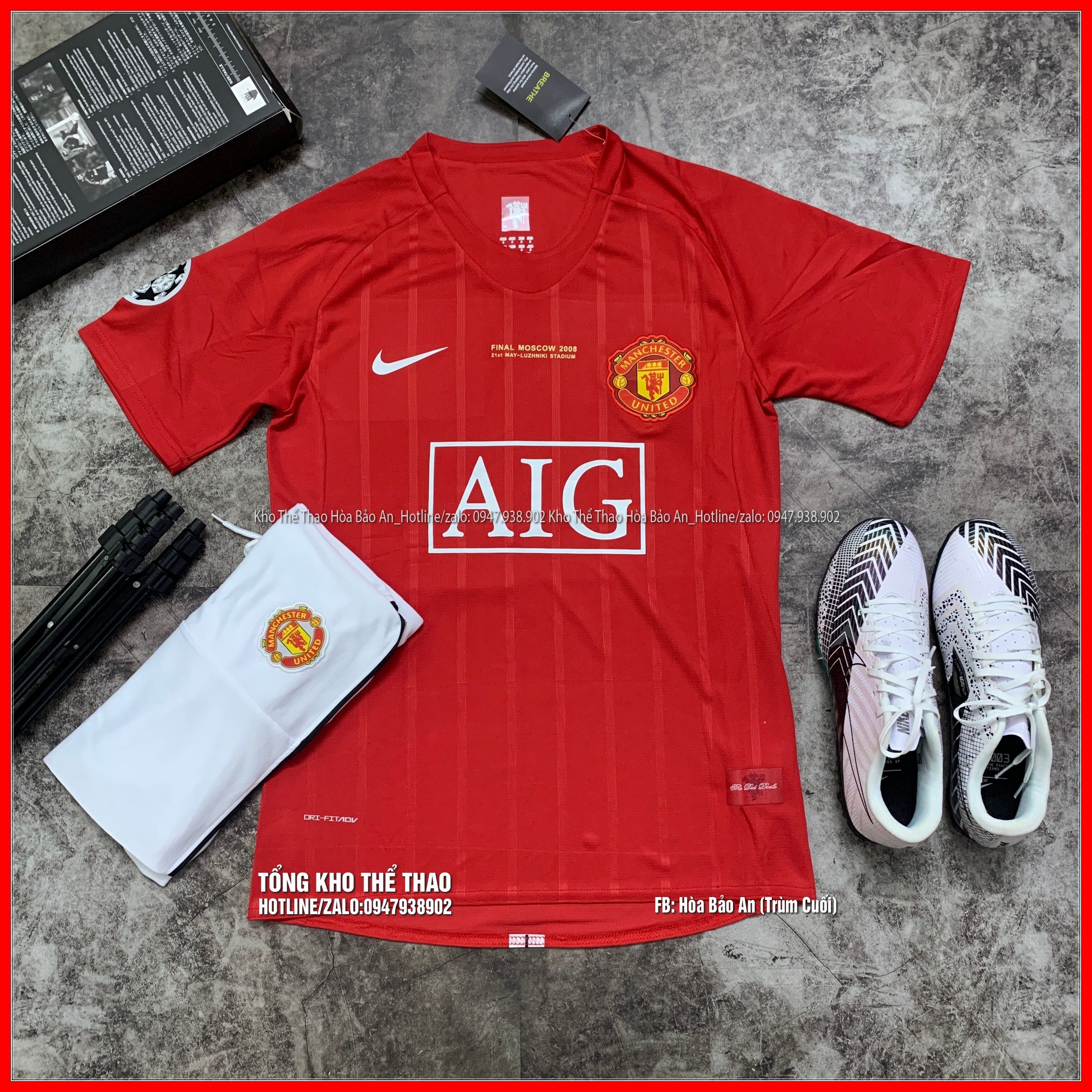 BỘ QUẦN ÁO BÓNG ĐÁ CLB MANCHESTER CAO CẤP 2022