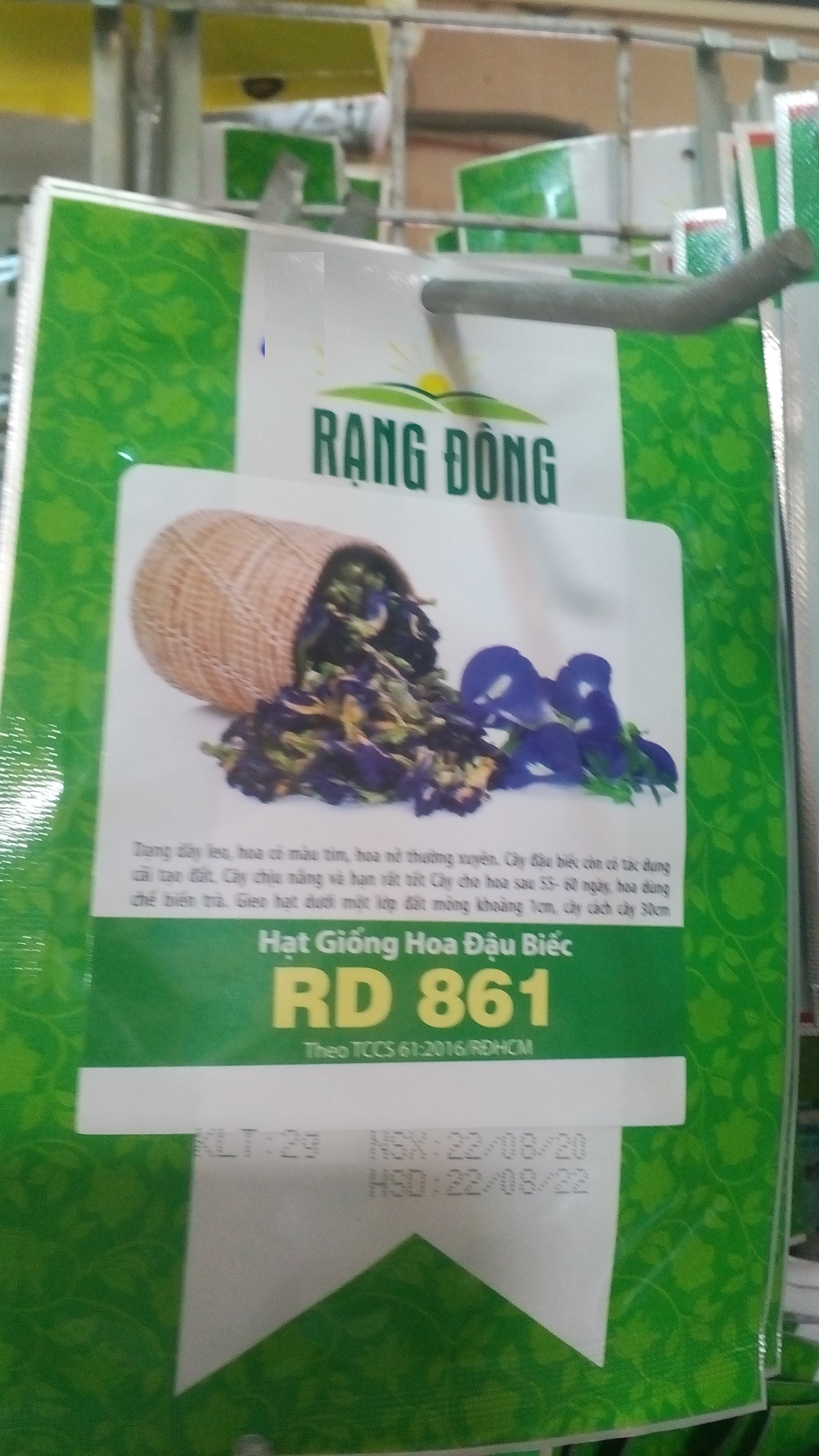 Hạt Giống Hoa Đậu Biếc RD 861 – Hoa Đẹp – Trồng Dễ – Giao Nhanh