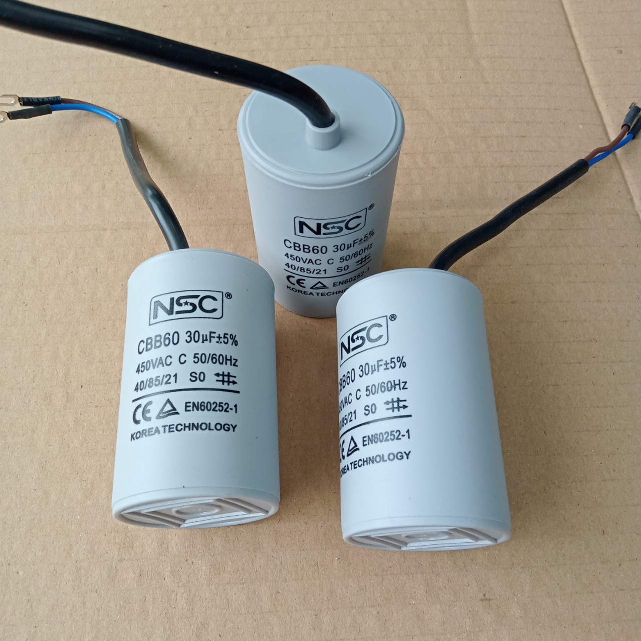 Tụ điện NSC - CBB60 (Hàn Quốc)