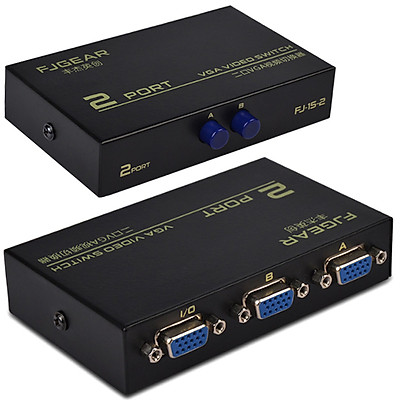 Switch gộp 2 VGA (CPU) Ra 1 VGA (Màn Hình) - (2 Port VGA Video Switch)