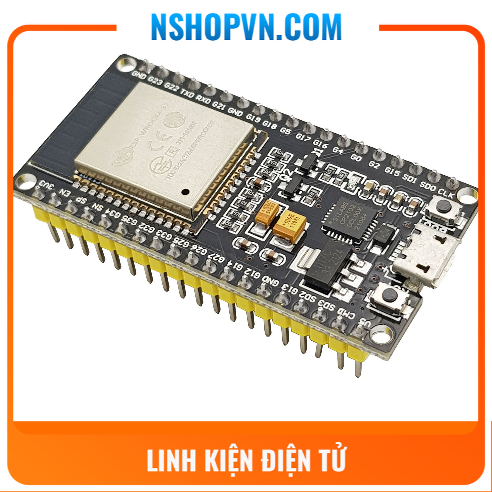 Kit RF thu phát wifi bluetooth esp32 38 chân