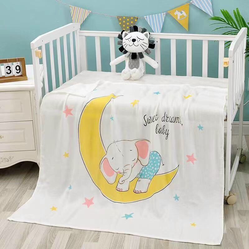 Chăn mền Lụa siêu mềm mát cho bé 110 x 120cm