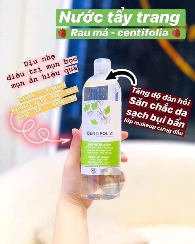 💦💦 nước tẩy trang rau má centifonia không cồn 💦💦