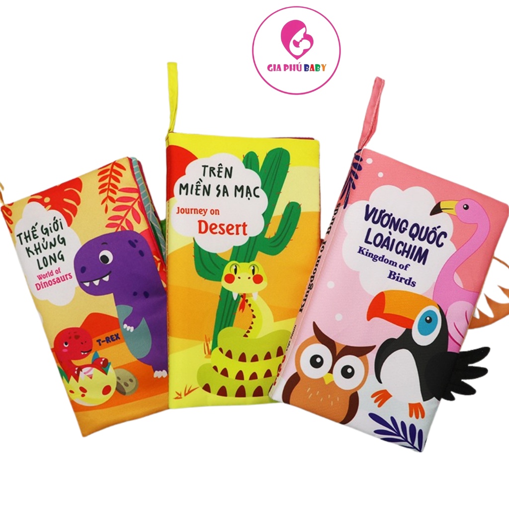 Sách vải đoán đuôi PiPoVietnam Giaphubaby