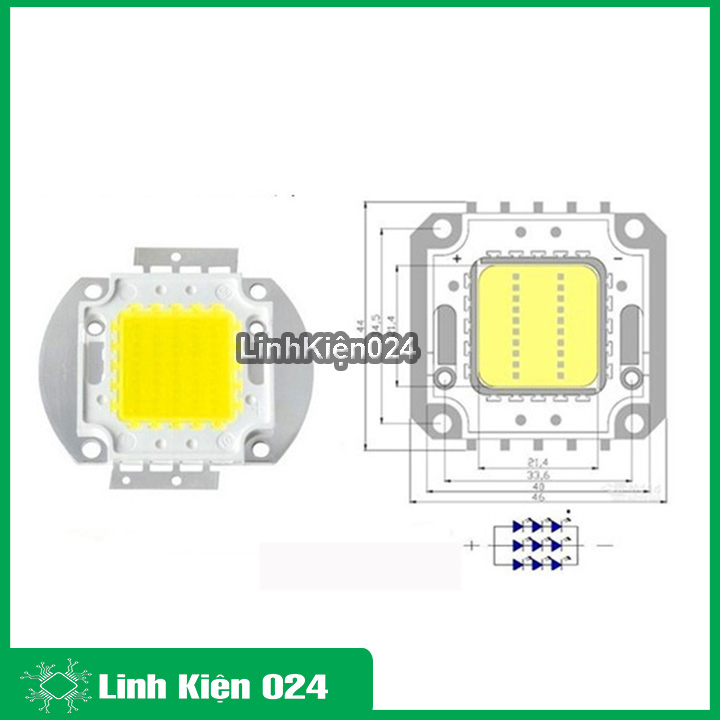 Đèn Led công suất 50w 12v ánh sáng trắng