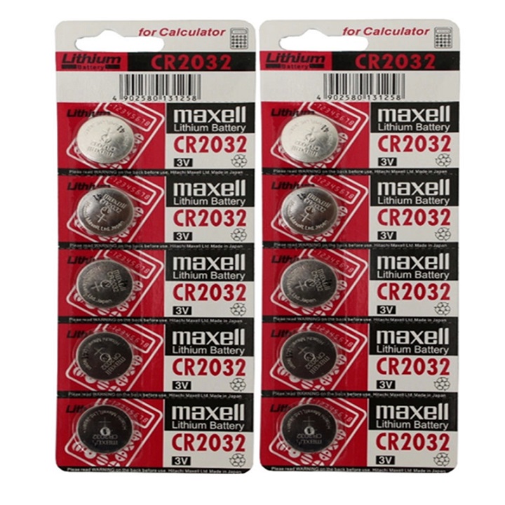 PIN MAXCELL CR 2032 - VĨ 5 CỤC - CBS143