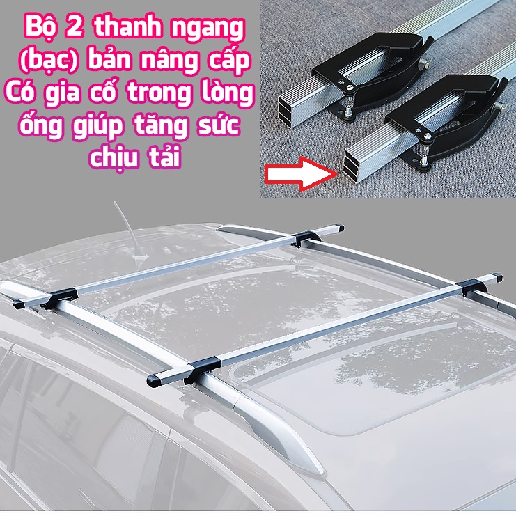 Cặp thanh ngang giá nóc ngang ô tô