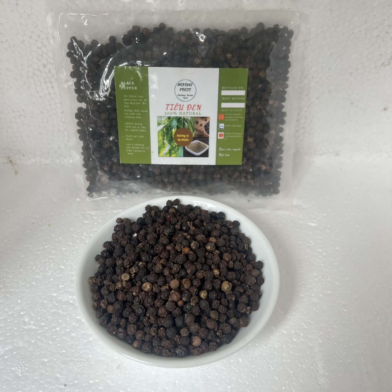 200gr tiêu Hạt Đaklac