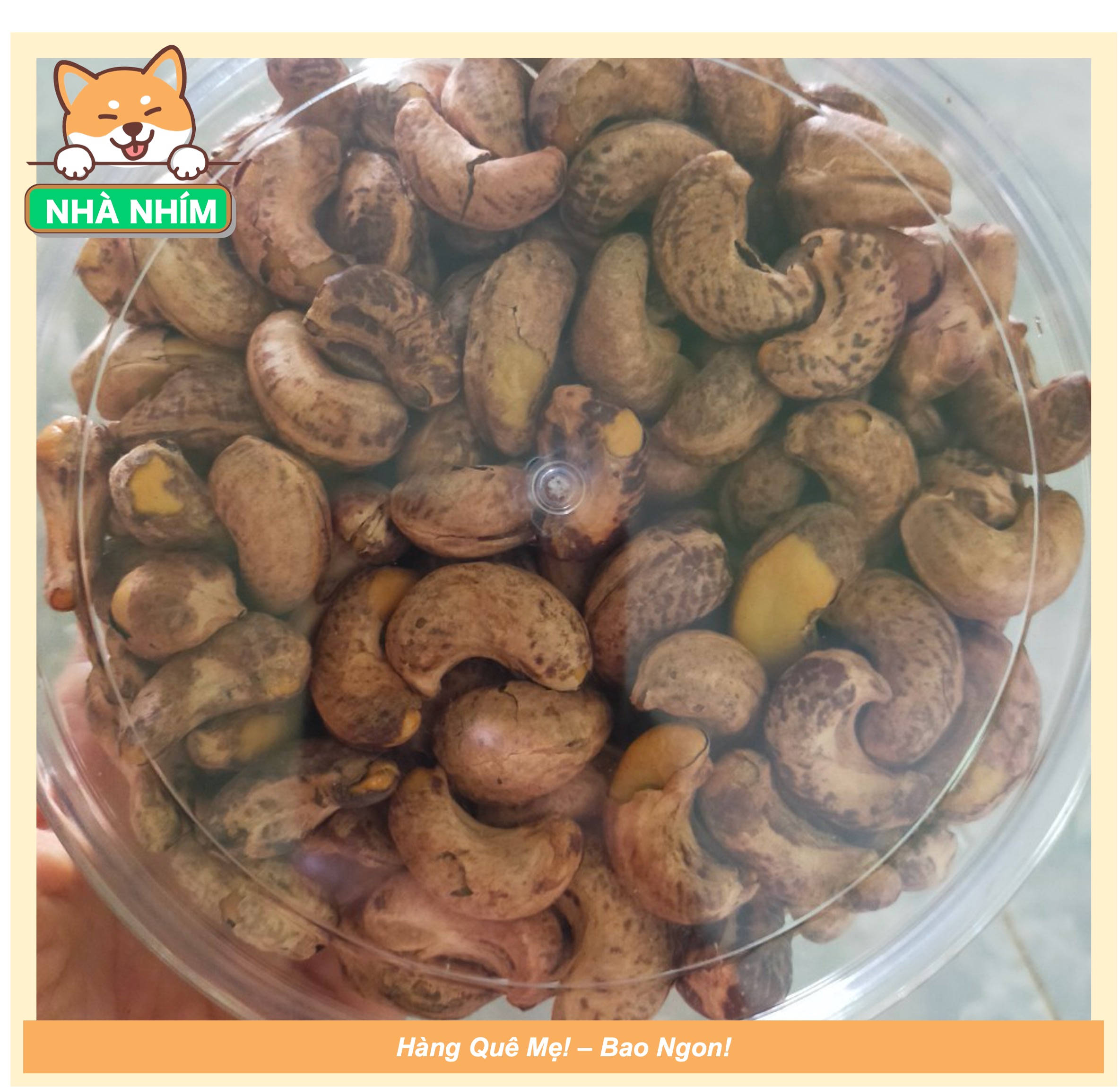 [500G] Hạt điều rang muối Bình Phước - đóng hộp