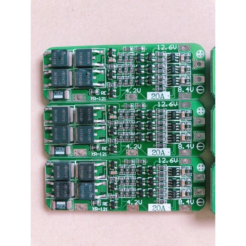 Mạch bảo vệ luôn 3s 12.6v 20a