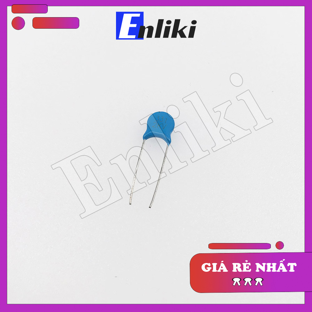 5 Chiếc Tụ Cao Áp 0.33nF 2kV 331