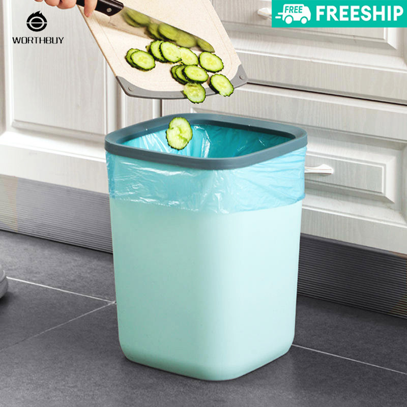 Garbage bin, household large bathroom, kitchen, pressure ring garbage bin, living room garbage bin
