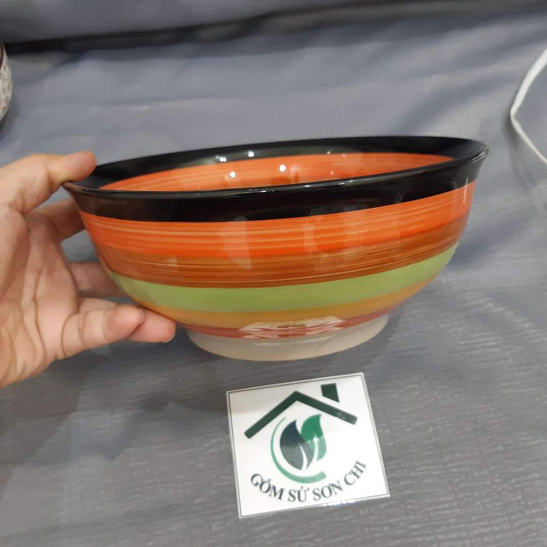 Tô gốm sứ cầu vòng ăn cơm, canh, soup (có 3 size)