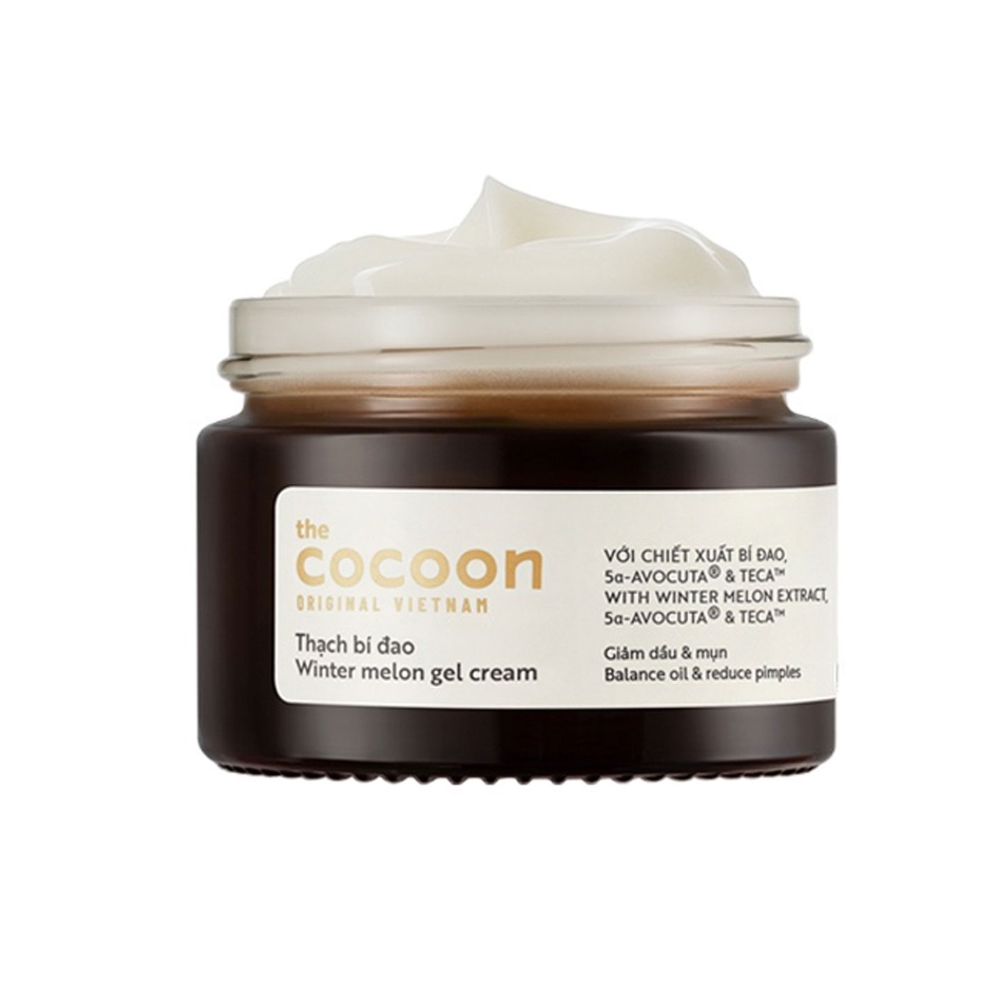Thạch Bí Đao cocoon cấp ẩm và ngừa mụn 30ml - 100ml thuần chay