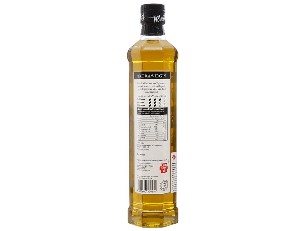 Dầu olive Extra Virgin Naturel chai 500ml