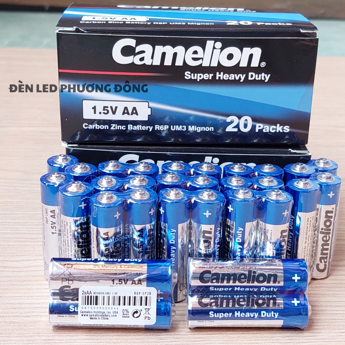  Hộp 40 viên Pin tiểu AA - AAA 1.5V Camelion 