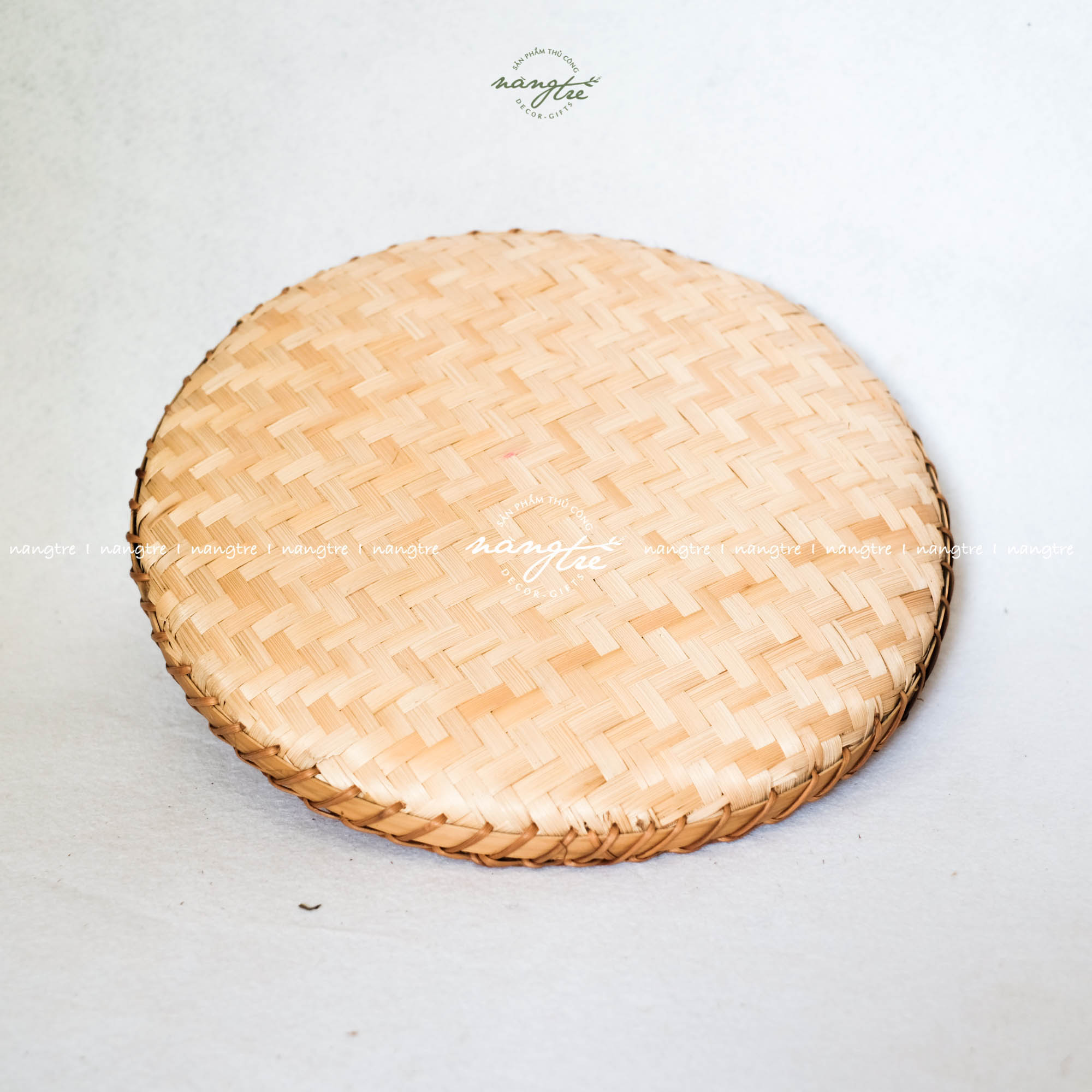 [HCM]Mẹt tre viền mây đường kính 35cm