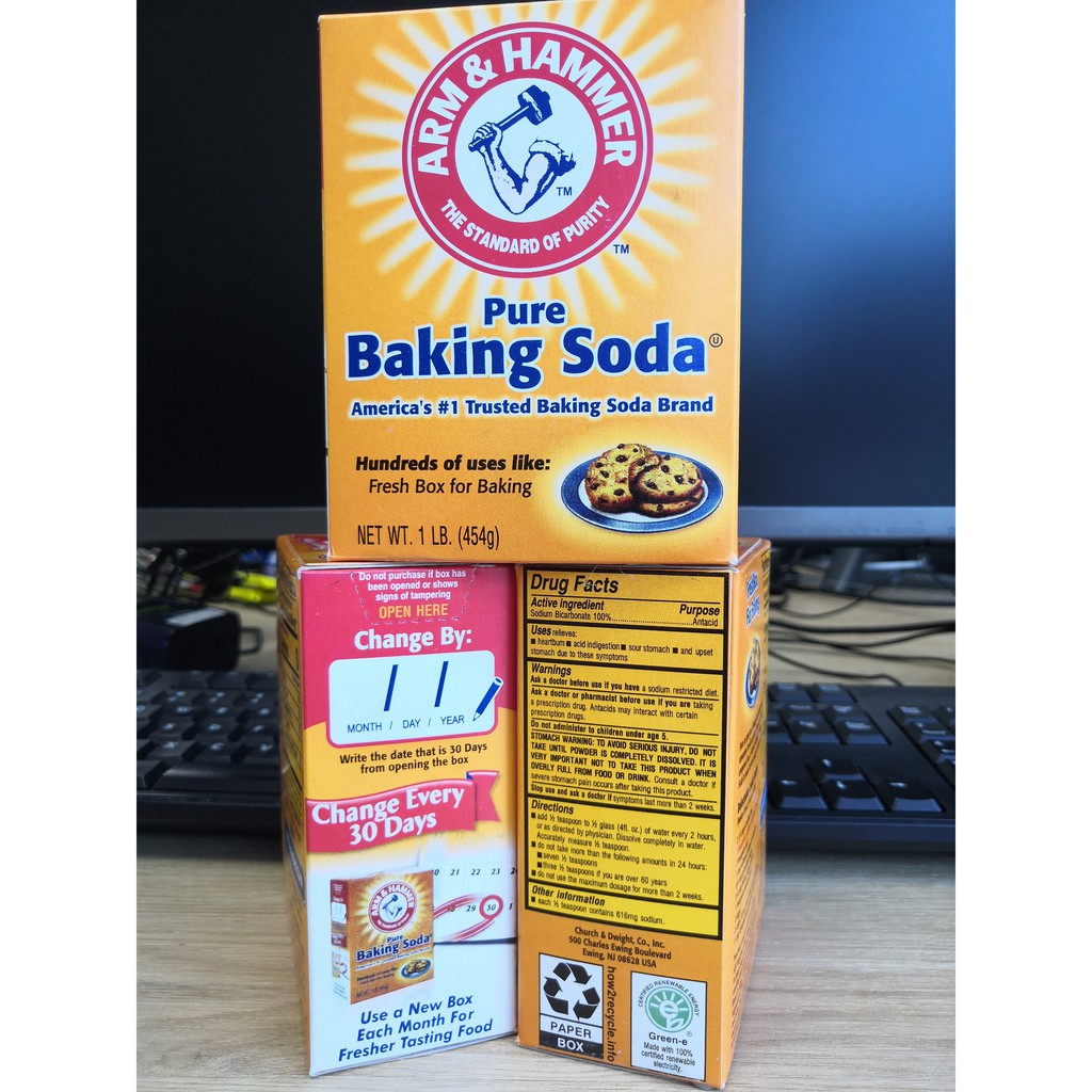 Bột tẩy trắng răng Baking Soda ARM HAMMER 454g