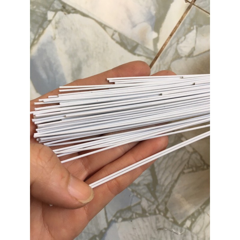 kẽm làm hoa bọc nhựa