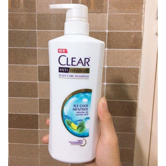 [HCM]Dầu gội Clear Bạc Hà Thái Lan 480ml mẫu mới 2019