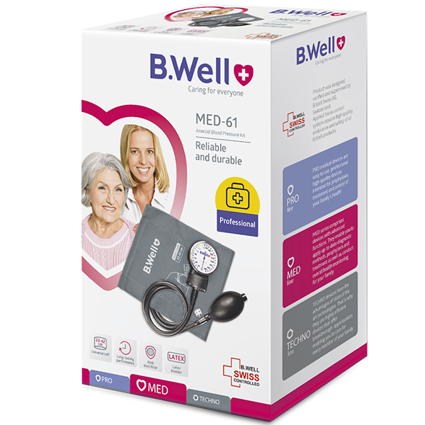 Máy đo huyết áp, máy đo huyết áp cơ b.well swiss med-61