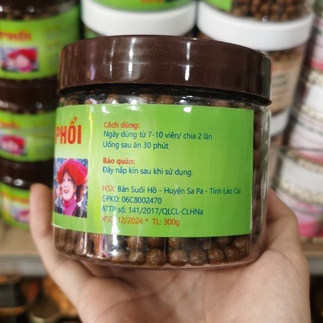 Bổ Phổi - Thảo Dược dân tộc Dao Đỏ (Hộp 300gram)