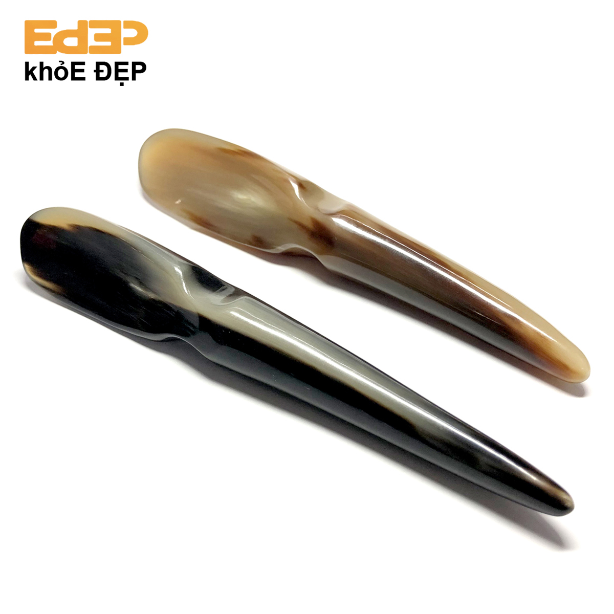 Dụng Cụ Diện Chẩn Cây Cạo Gió Day Ấn Huyệt Chất Liệu Sừng Thiên Nhiên (Massage, Đã Thông Kinh Mạch, Lưu Thông Khí Huyết)