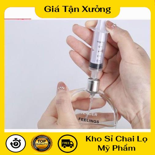 [Combo 10c] Ống xilanh có đầu chiết nước hoa 10ml
