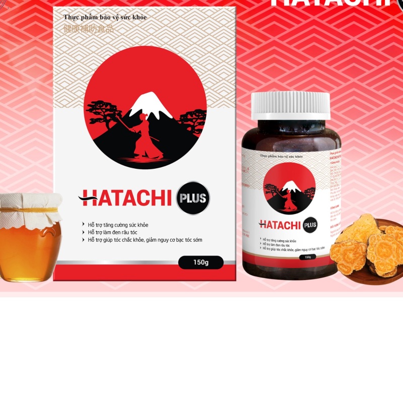 Hatachi Plus - cải thiện tóc bạc