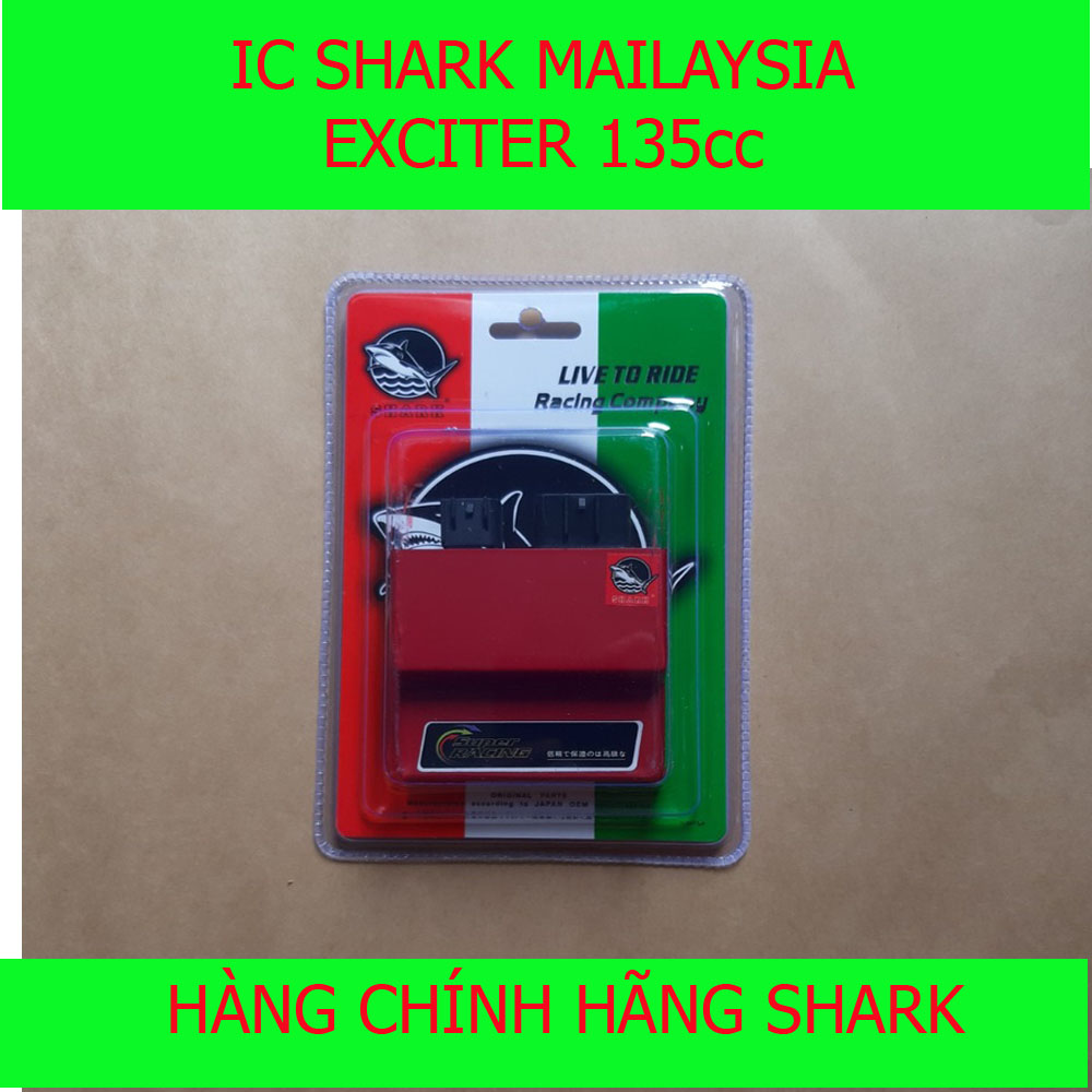 IC Shark mở tua cho xe Exciter 135cc.