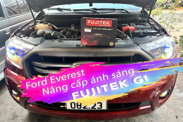 Bi gầm Led Ford Ranger Fujitek 3.0 inch