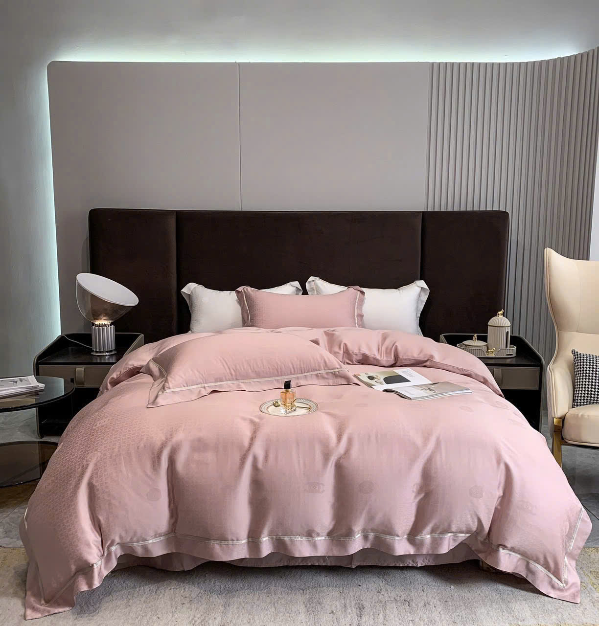 (❤XẢ K LỢI NHUẬN) SET CHĂN GA GỐI LỤA TENCEL DỆT 100S ĐẲNG CẤP HOÀNG GIA