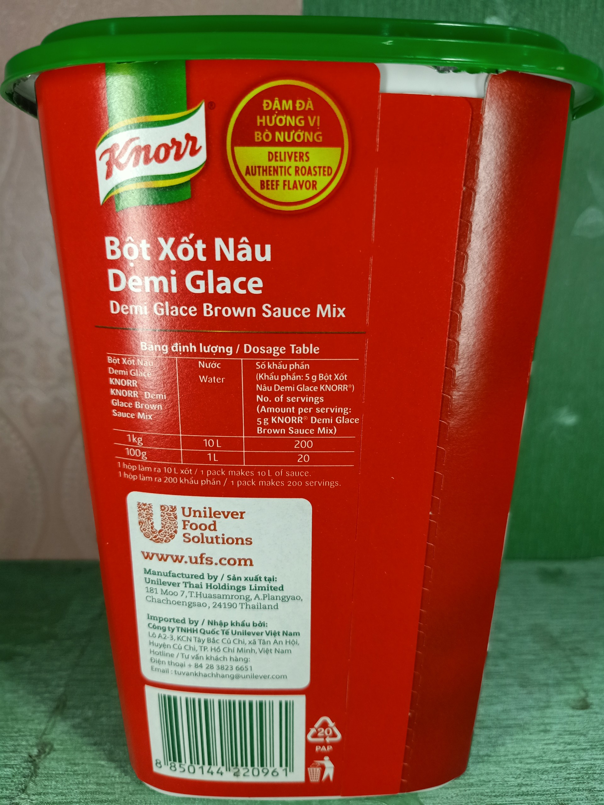 Bột Sốt Nâu Demi Glace 1kg