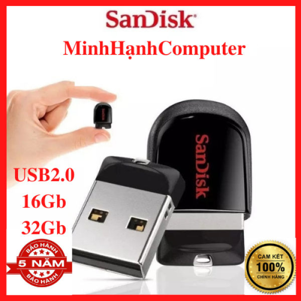 Bảng giá USB Sandisk Cruzer Fit CZ33 bảo hành 5 năm Phong Vũ