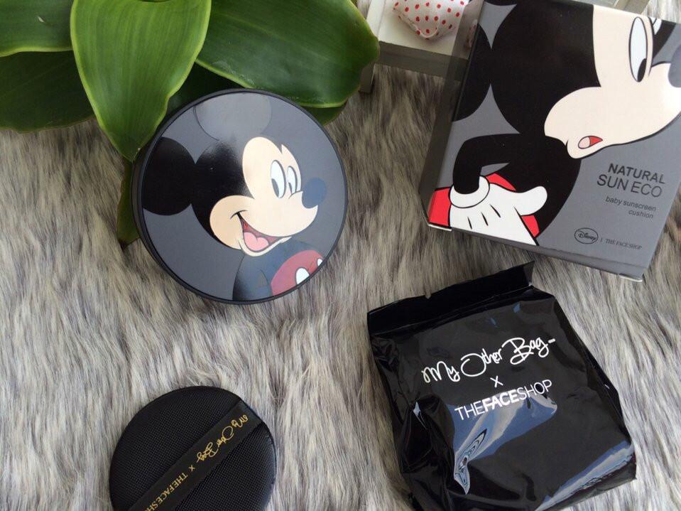 Phấn nước Mickey tặng kèm lõi sơ cua