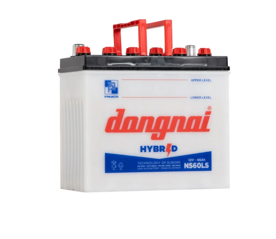 ẮC QUY ĐỒNG NAI NS60LS 12V-45AH ( tặng kèm acid )