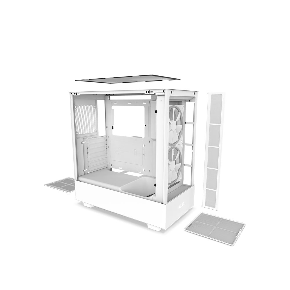 Vỏ Case NZXT H5 ELITE WHITE (Màu trắng)